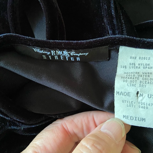 *Barbara Moss Velvety crop top - Picture 4 of 7